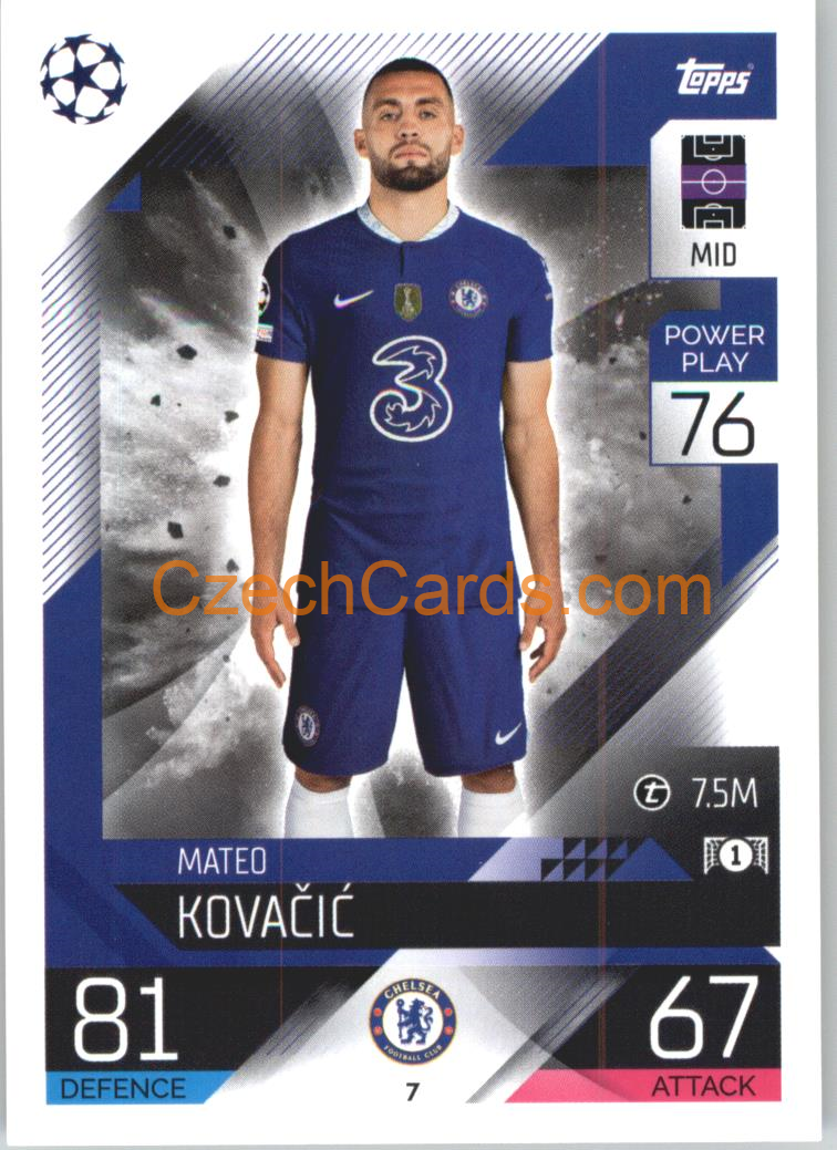 Mateo Kovacic Topps Match Attax 2022/23 #7