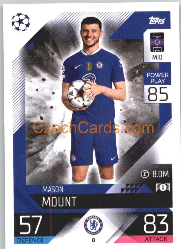 Mason Mount Topps Match Attax 2022/23 #8