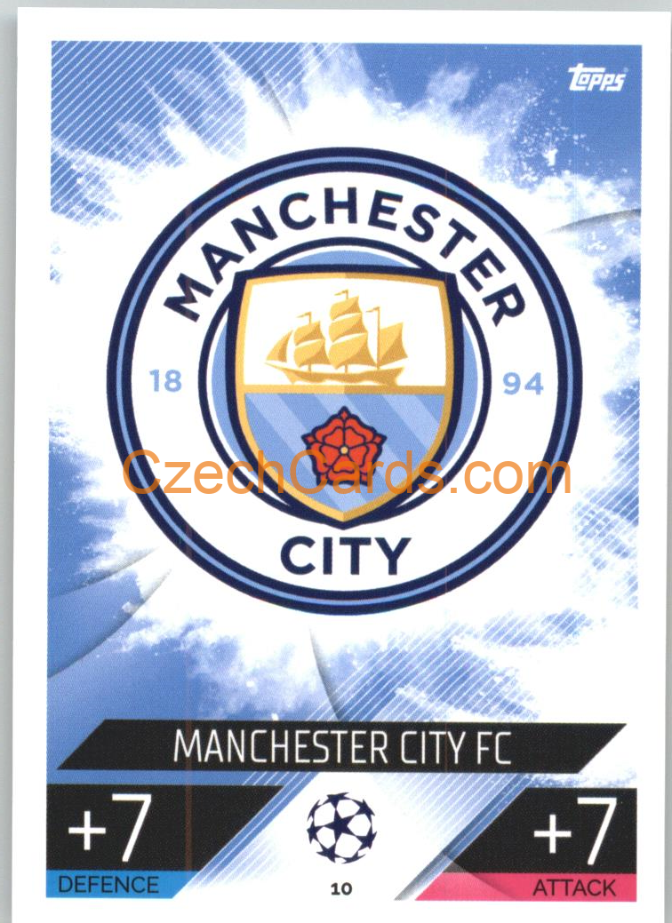 Manchester City Team Badge Topps Match Attax 2022/23 #10