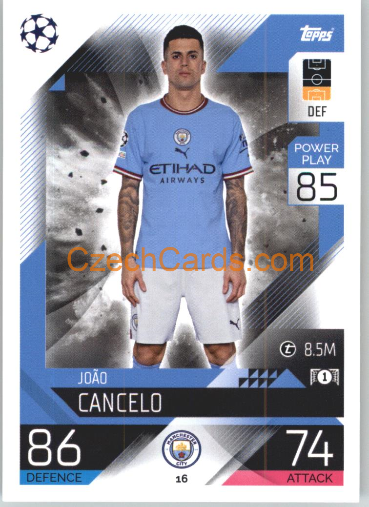 João Cancelo Topps Match Attax 2022/23 #16
