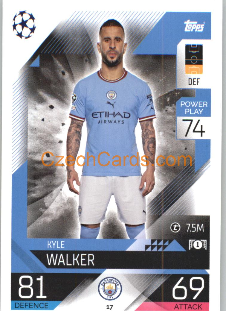 Kyle Walker Topps Match Attax 2022/23 #17