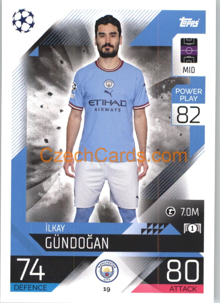 Ilkay Gundogan Topps Match Attax 2022/23 #19