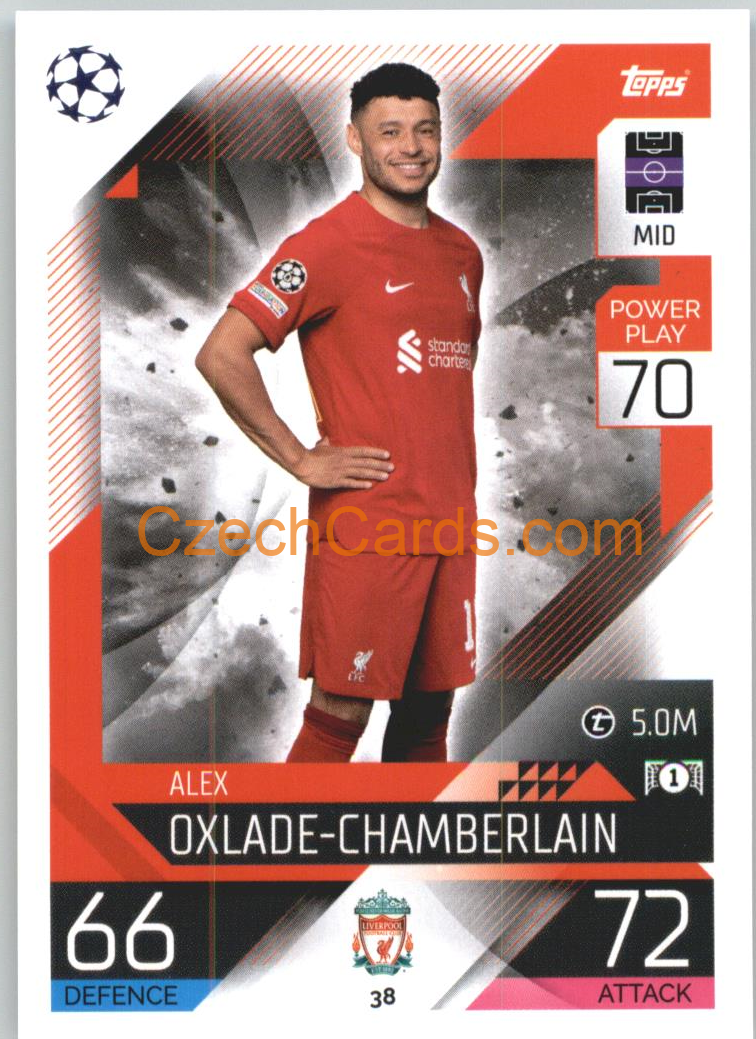Alex Oxlade-Chamberlain Topps Match Attax 2022/23 #38
