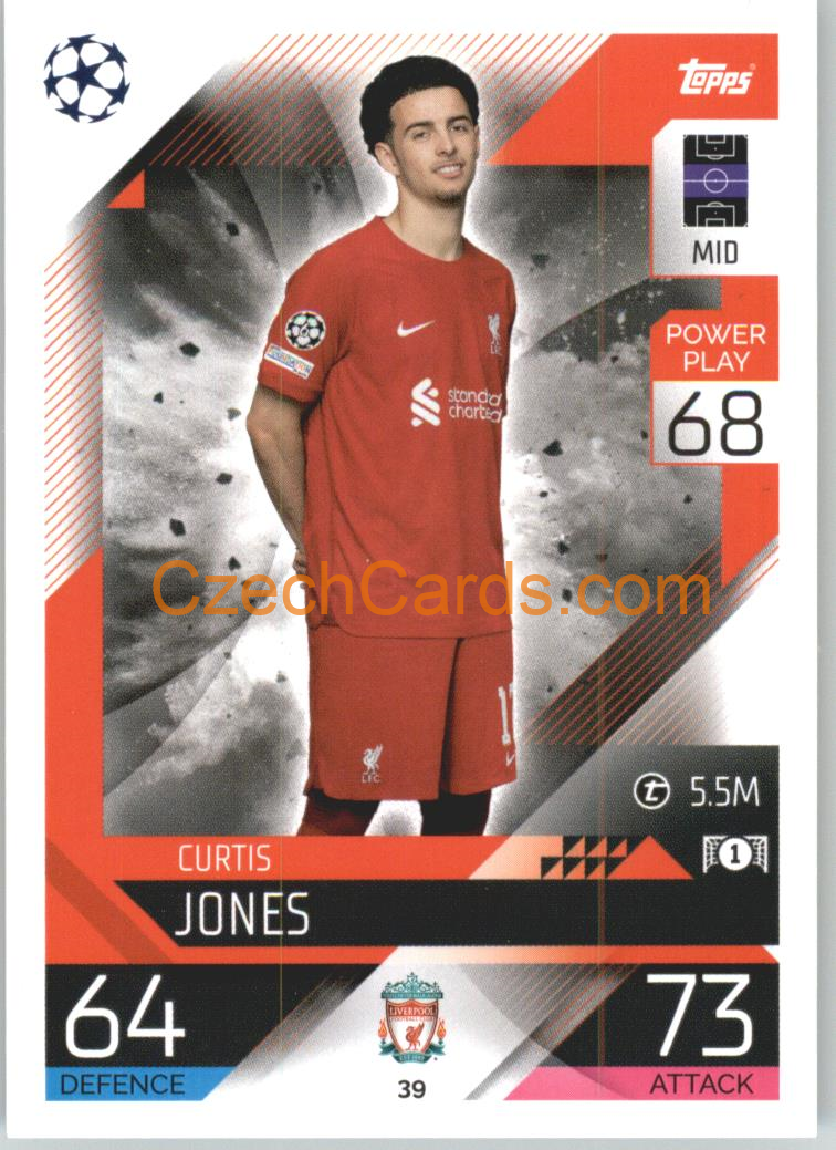 Curtis Jones Topps Match Attax 2022/23 #39