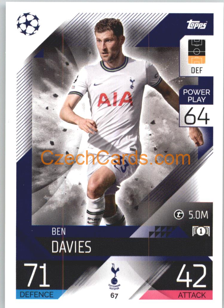 Ben Davies Topps Match Attax 2022/23 #67