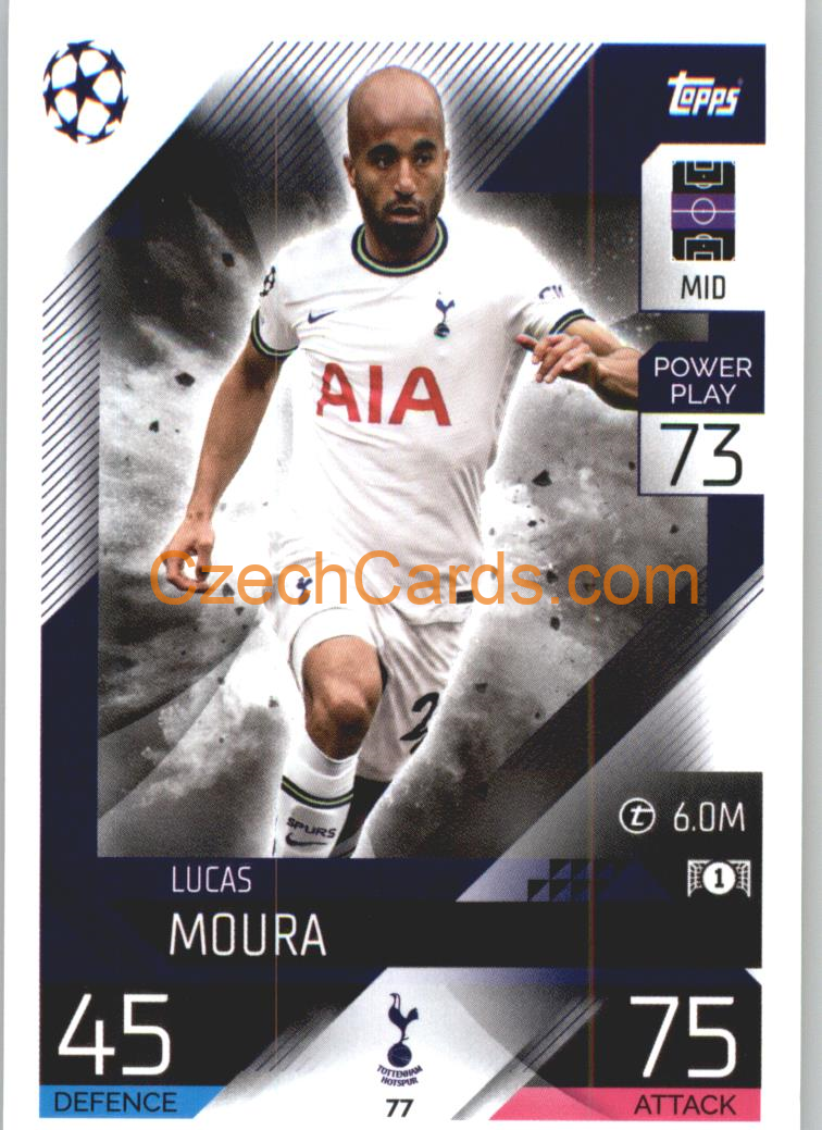 Lucas Moura Topps Match Attax 2022/23 #77