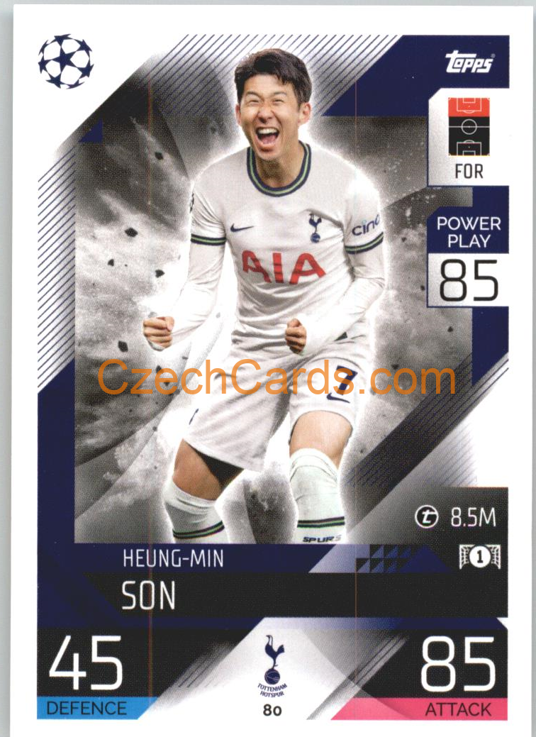 Heung-Min Son Topps Match Attax 2022/23 #80