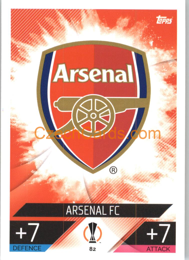 Arsenal FC Team badge Topps Match Attax 2022/23 #82