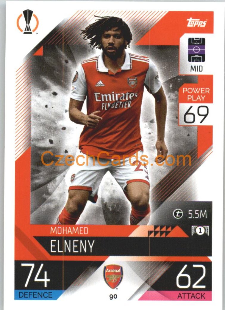 Mohamed Elneny Topps Match Attax 2022/23 #90