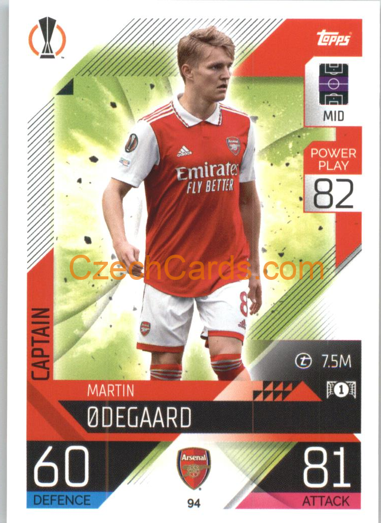 Martin Ødegaard Topps Match Attax 2022/23 #94