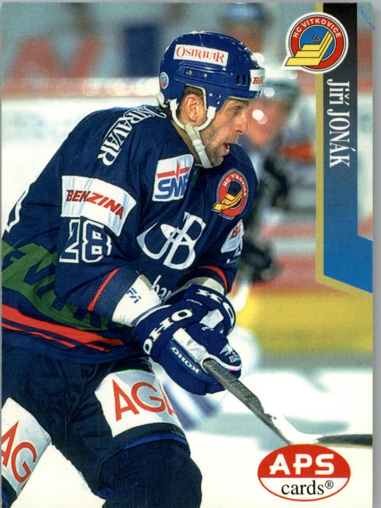 Jiří Jonák APS 97/98 hokejová karta #127