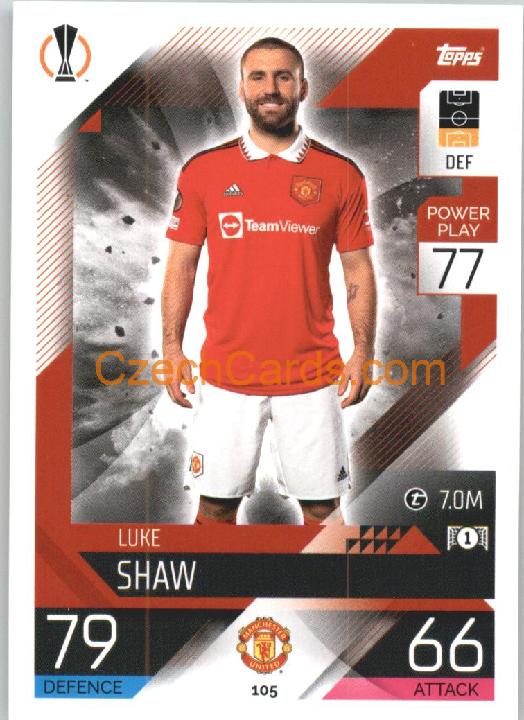 Luke Shaw Topps Match Attax 2022/23 #105