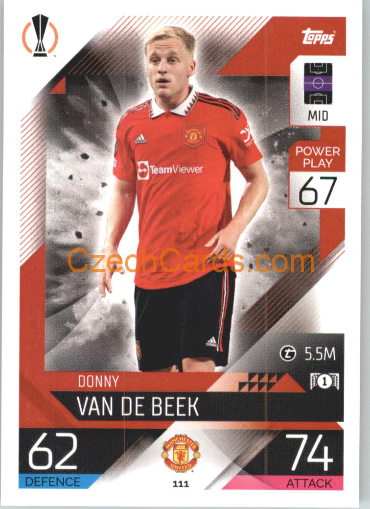 Donny van de Beek Topps Match Attax 2022/23 #111