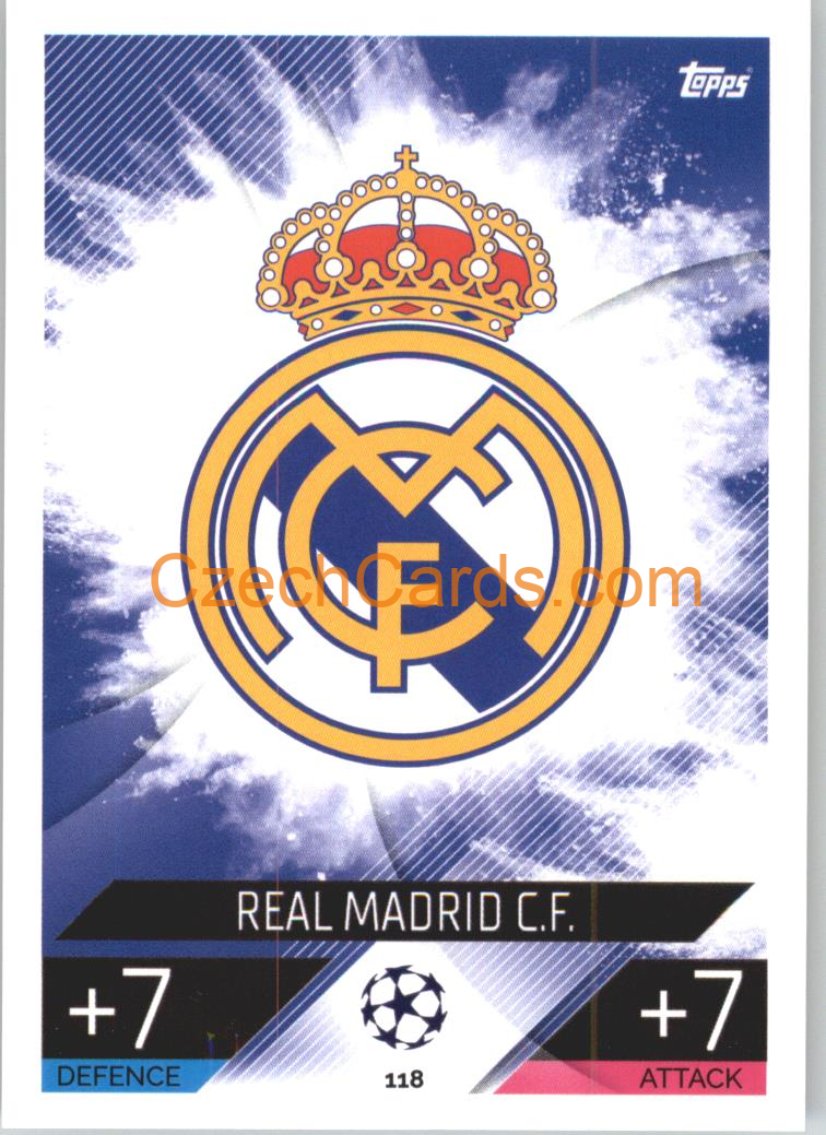 Real Madrid C.F. Team badge Topps Match Attax 2022/23 #118