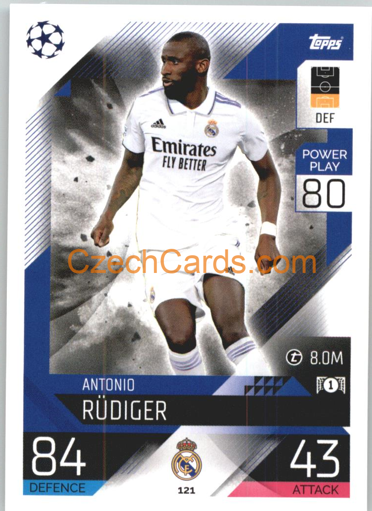 Antonio Rüdiger Topps Match Attax 2022/23 #121
