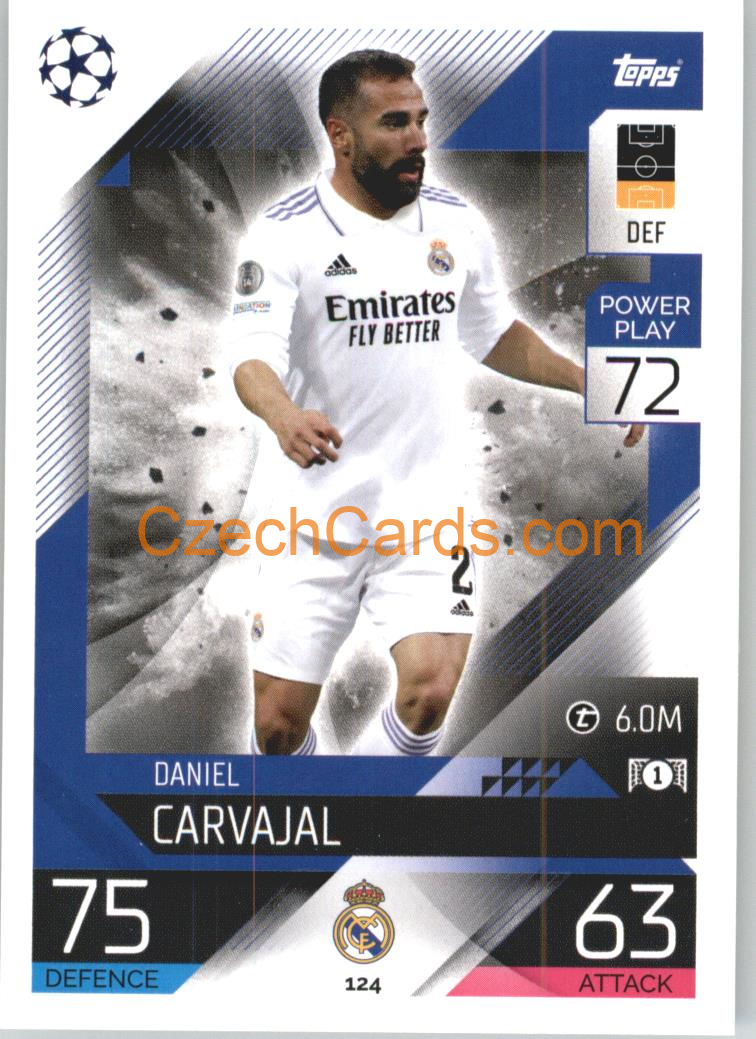 Daniel Carvajal Topps Match Attax 2022/23 #124