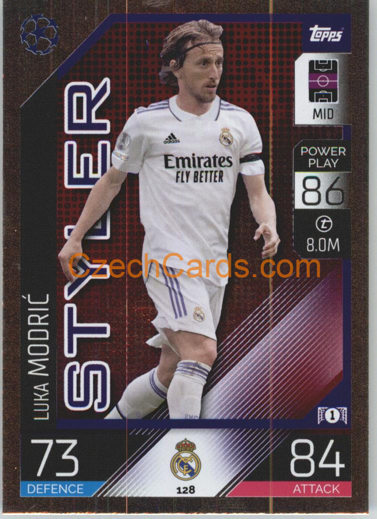 Luka Modrić Topps Match Attax 2022/23 Styler #128