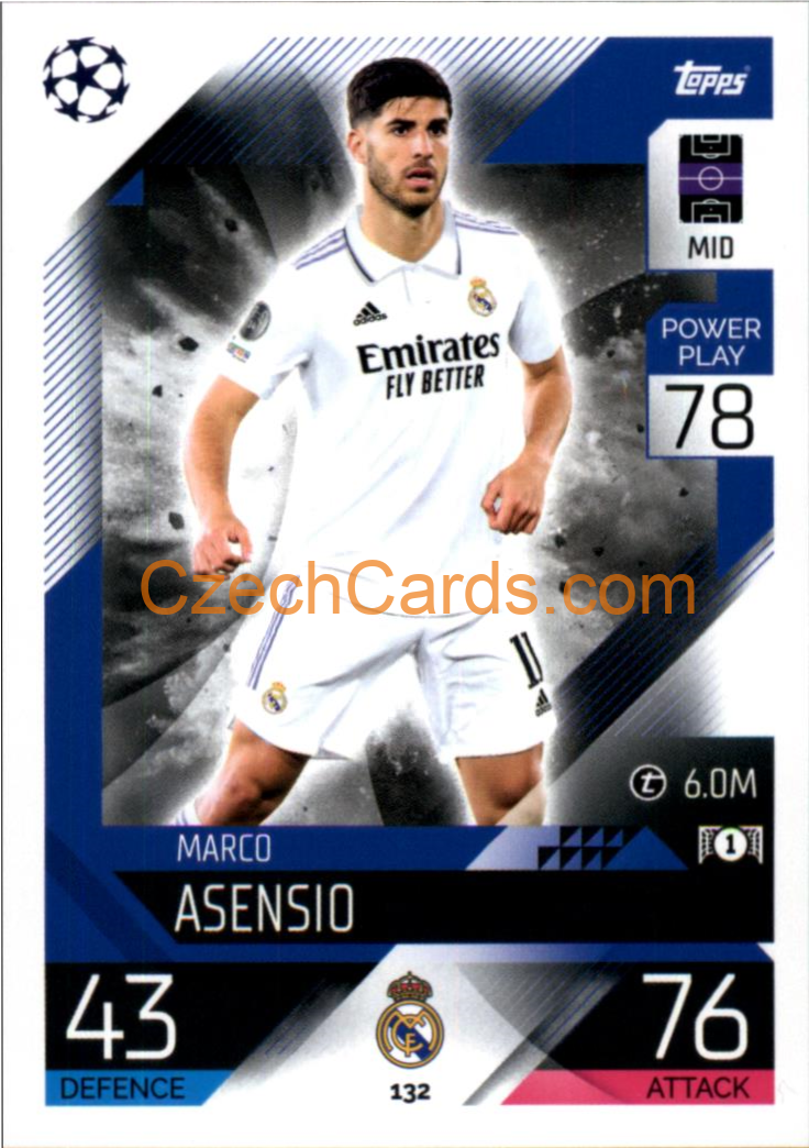 Marco Asensio Topps Match Attax 2022/23 #132