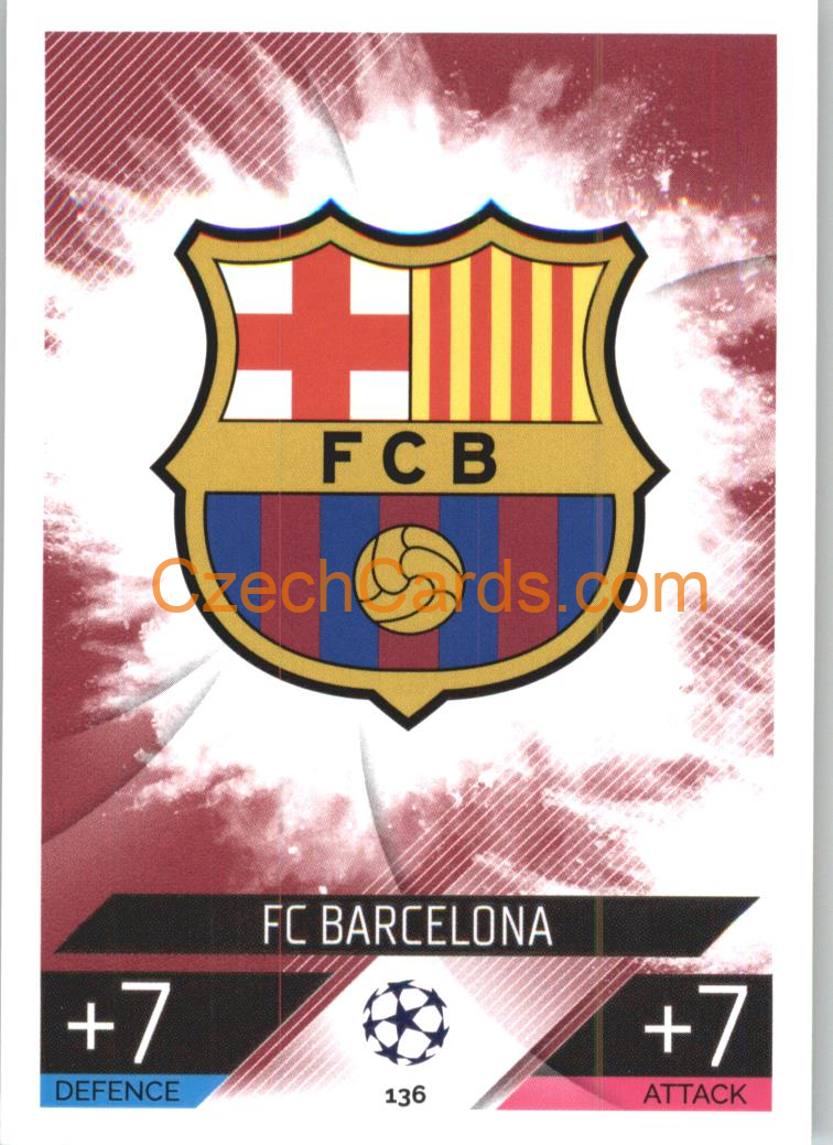 FC Barcelona Team Badge Topps Match Attax 2022/23 #136