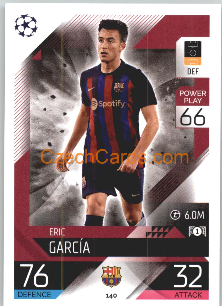 Eric García Topps Match Attax 2022/23 #140