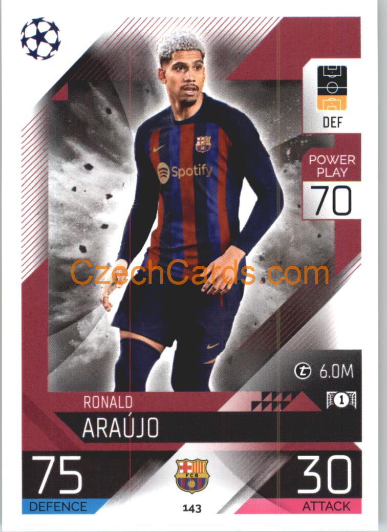 Ronald Araújo Topps Match Attax 2022/23 #143