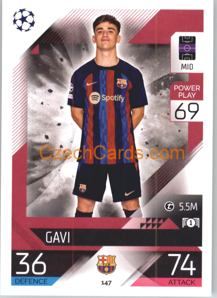 Gavi Topps Match Attax 2022/23 #147