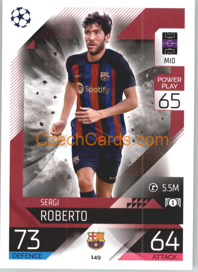 Sergi Roberto Topps Match Attax 2022/23 #149