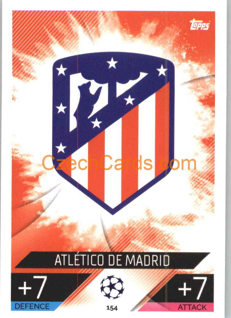 Atlético de Madrid Team Badge Topps Match Attax 2022/23 #154