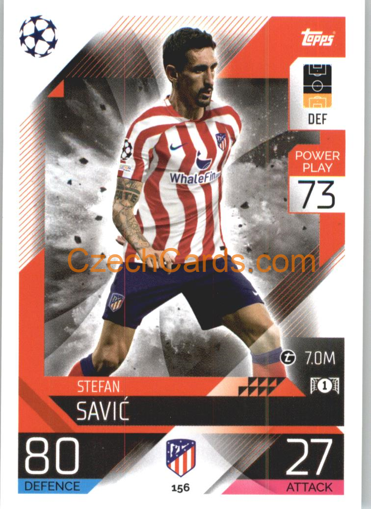 Stefan Savic Topps Match Attax 2022/23 #156