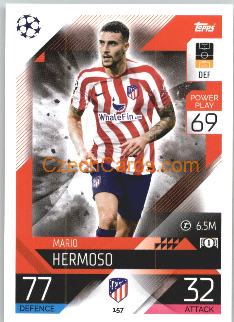 Mario Hermoso Topps Match Attax 2022/23 #157