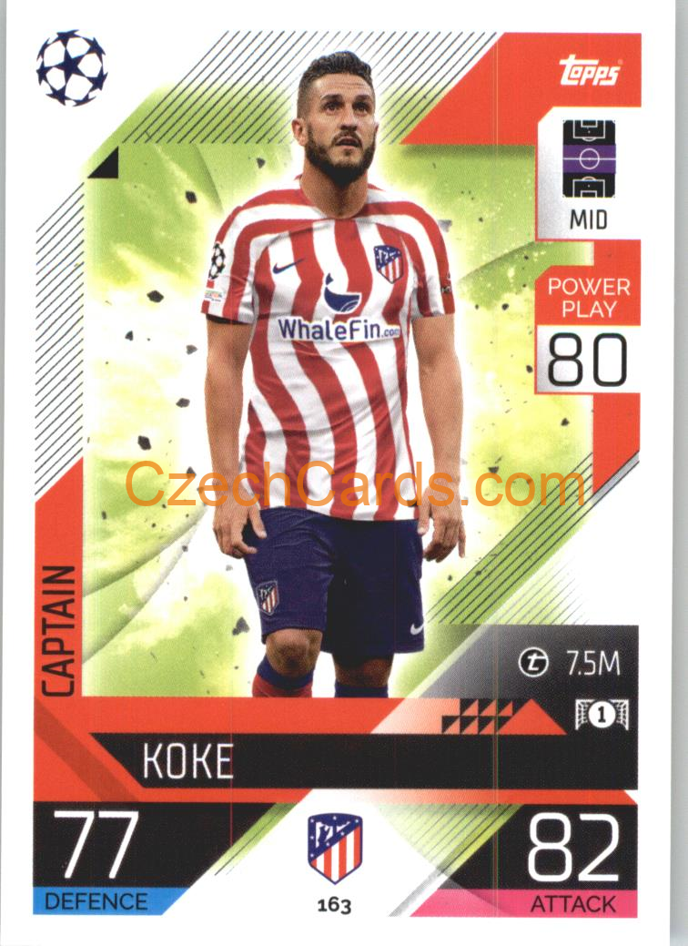 Koke Topps Match Attax 2022/23 #163