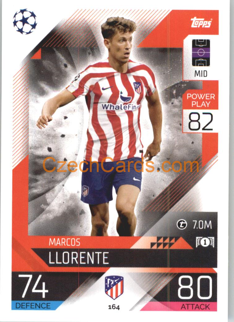 Marcos Llorente Topps Match Attax 2022/23 #164