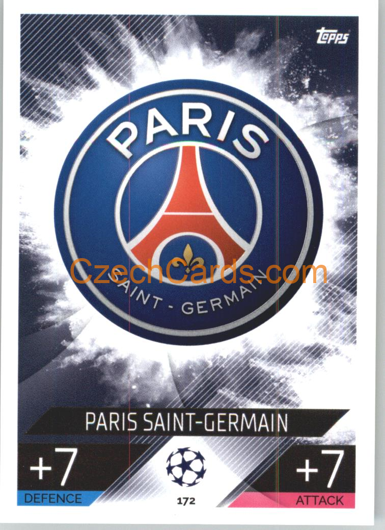 Paris Saint-Germain Team Badge Topps Match Attax 2022/23 #172