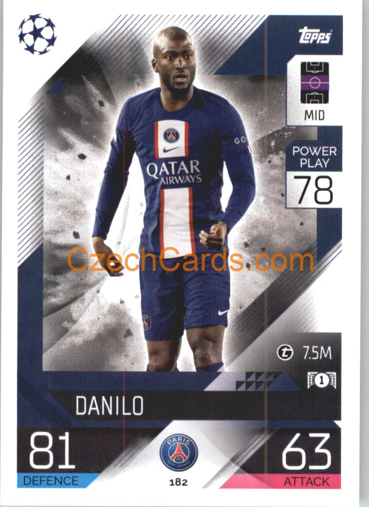 Danilo Topps Match Attax 2022/23 #182