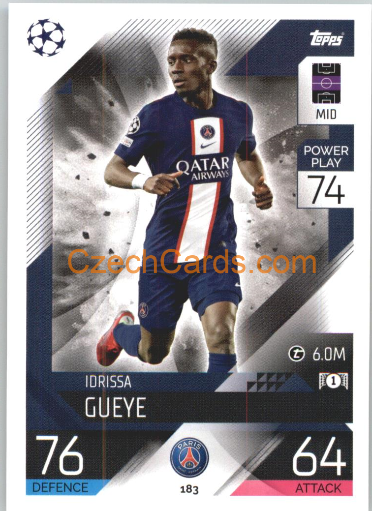 Idrissa Gueye Topps Match Attax 2022/23 #183