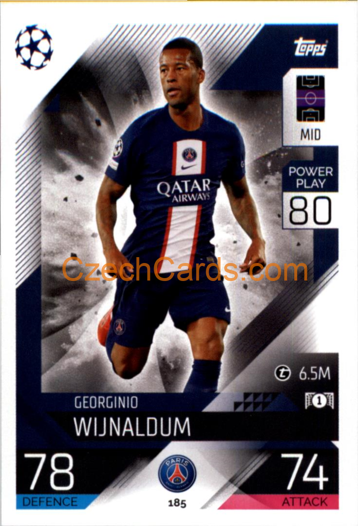 Georginio Wijnaldum Topps Match Attax 2022/23 #185