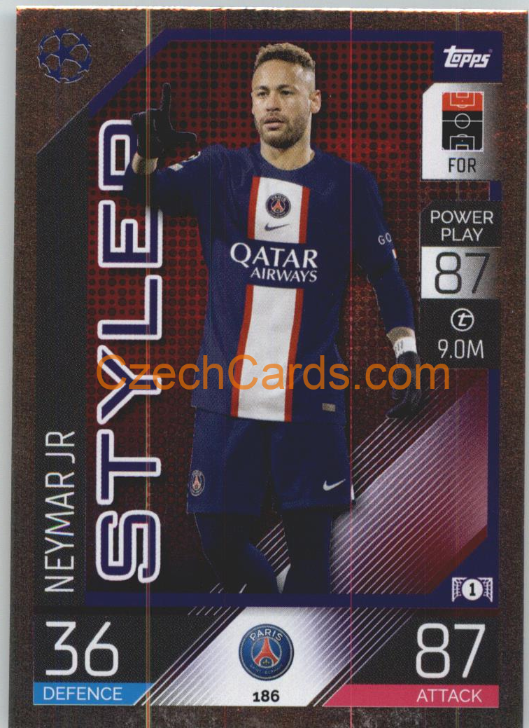 Neymar Jr Topps Match Attax 2022/23 Styler #186