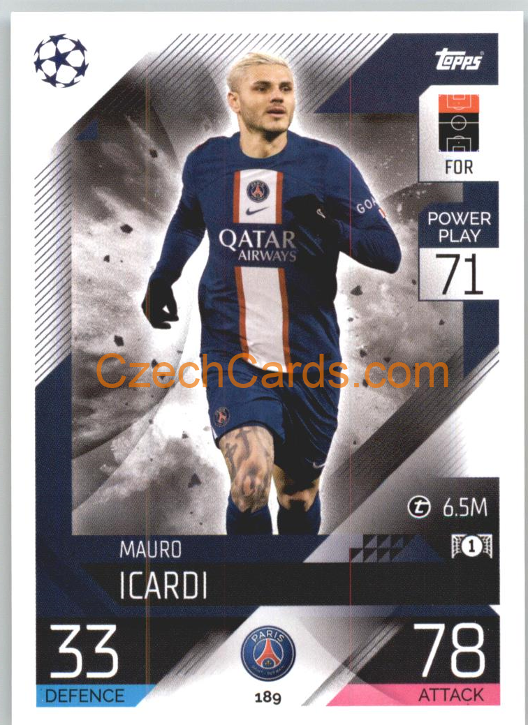 Mauro Icardi Topps Match Attax 2022/23 #189