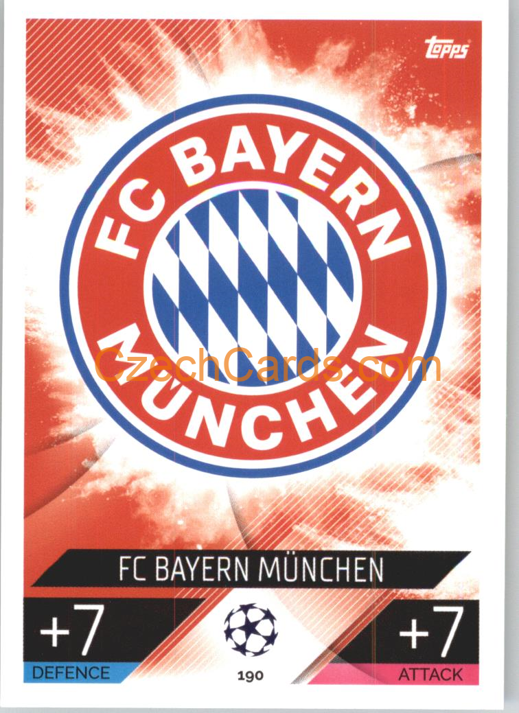 FC Bayern München Team Badge Topps Match Attax 2022/23 #190
