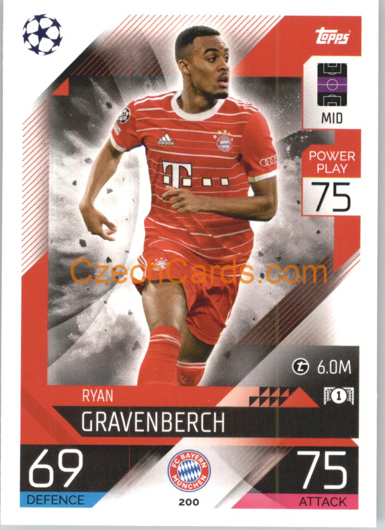 Ryan Gravenberch Topps Match Attax 2022/23 #200