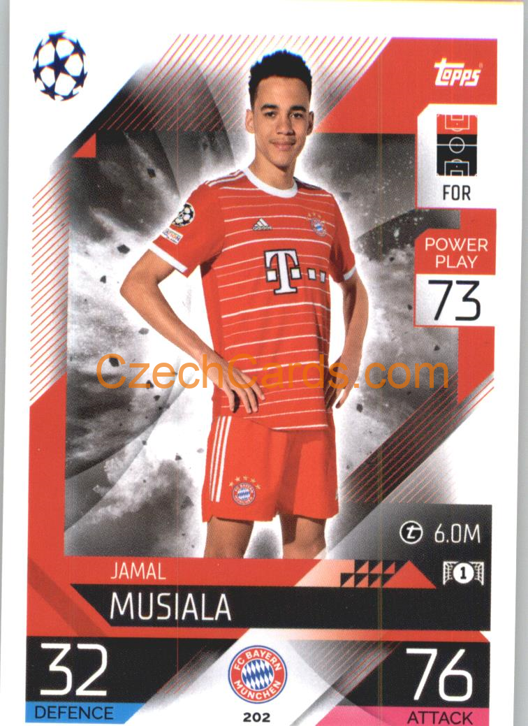 Jamal Musiala Topps Match Attax 2022/23 #202