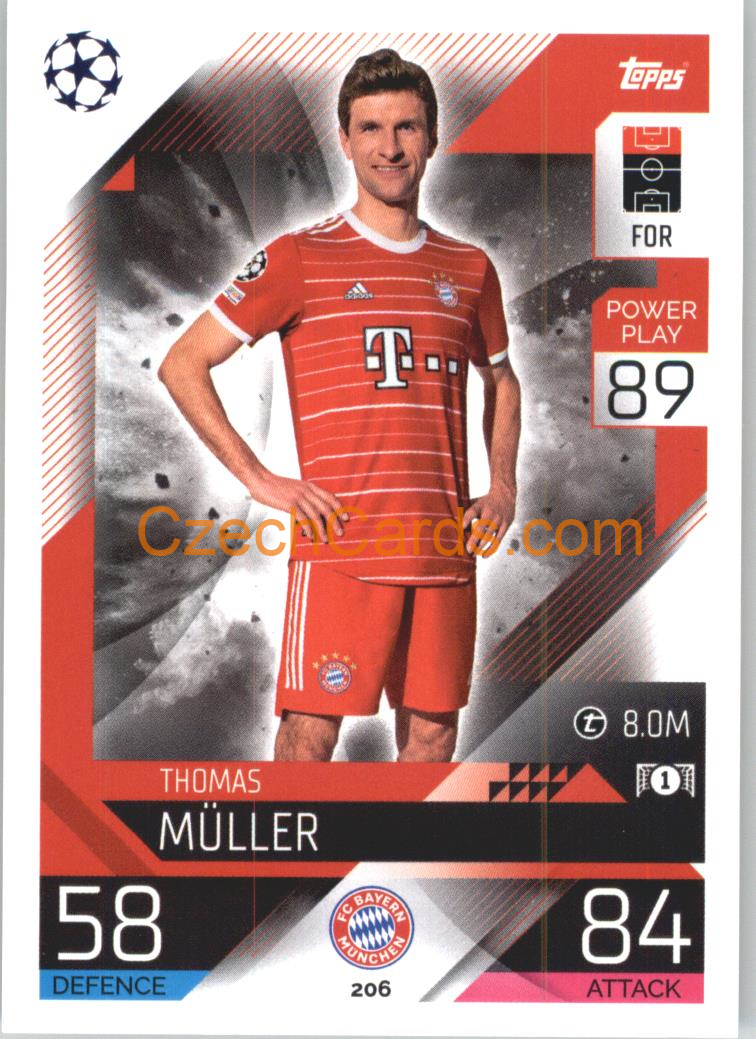 Thomas Muller Topps Match Attax 2022/23 #206