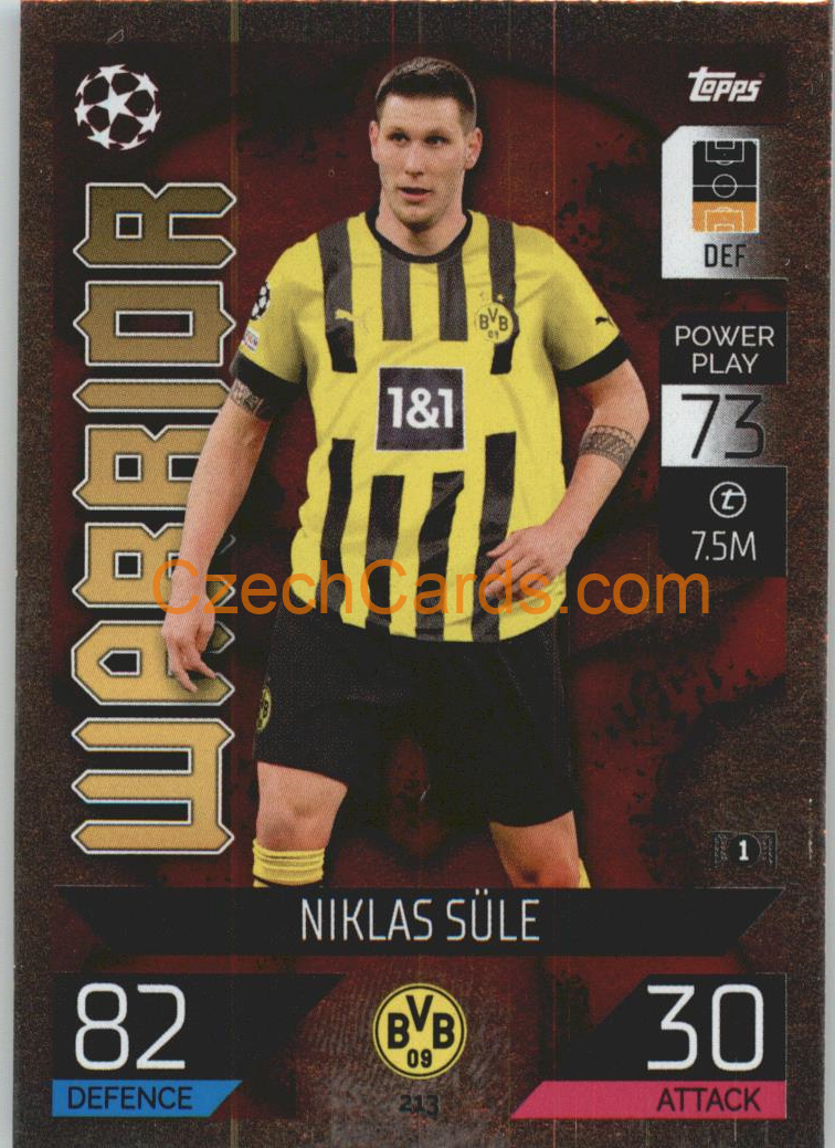 Niklas Súle Topps Match Attax 2022/23 Warrior #213