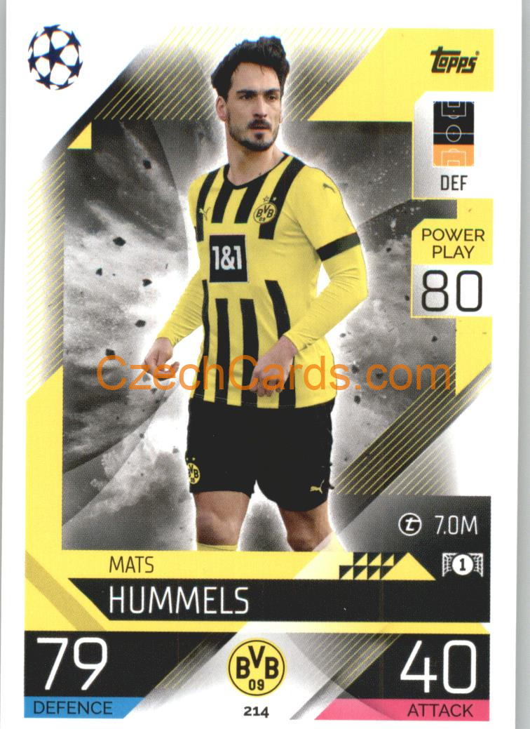 Mats Hummels Topps Match Attax 2022/23 #214