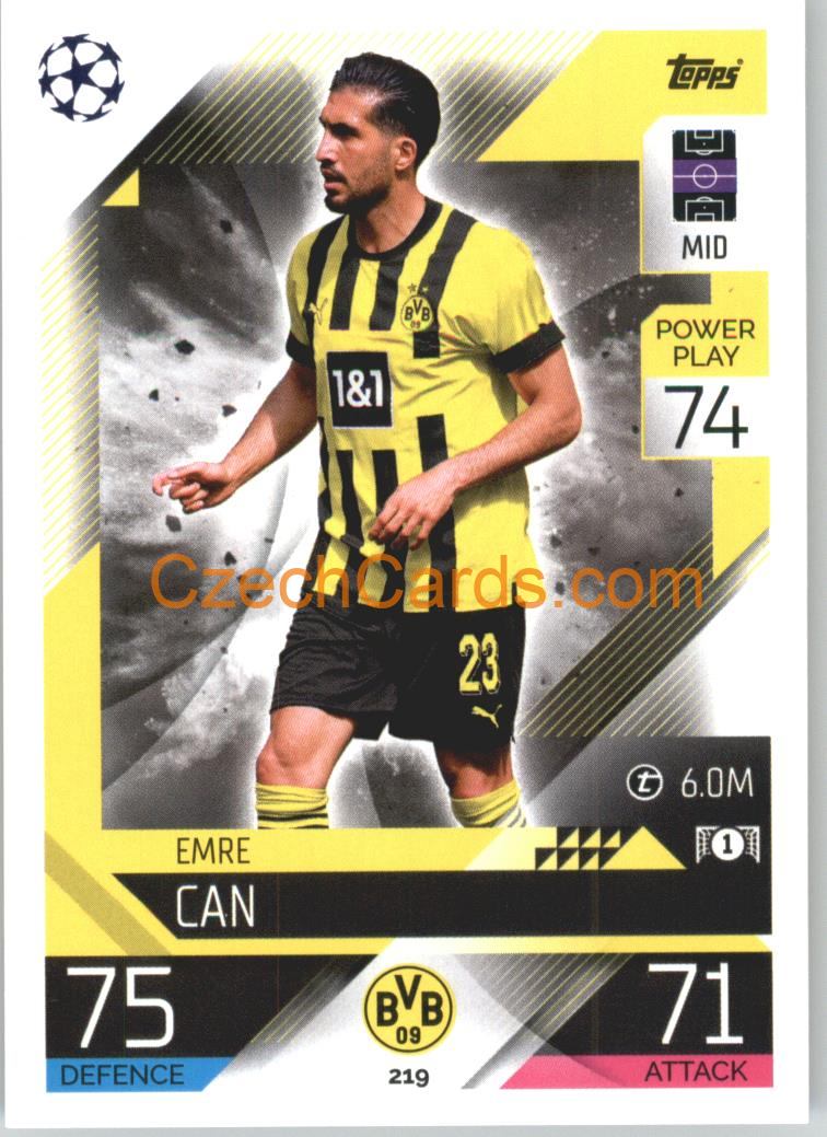 Emre Can Topps Match Attax 2022/23 #219