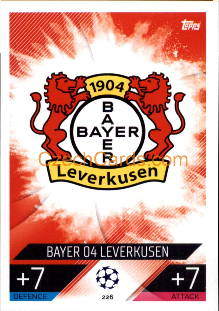 Bayer 04 Leverkusen Team Badge Topps Match Attax 2022/23 #226