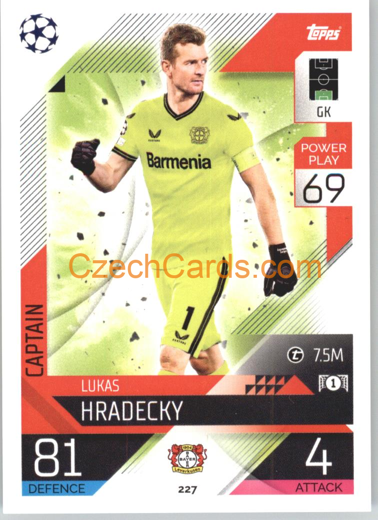 Lukas Hradecky Topps Match Attax 2022/23 #227