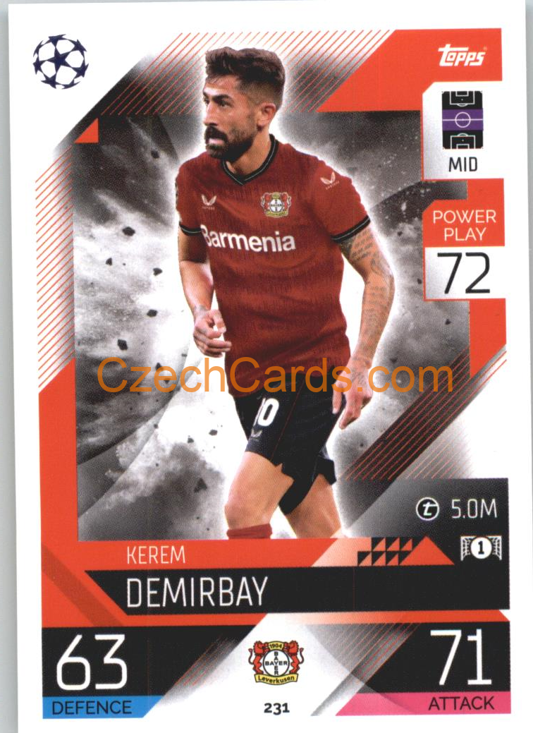Kerem Demirbay Topps Match Attax 2022/23 #231