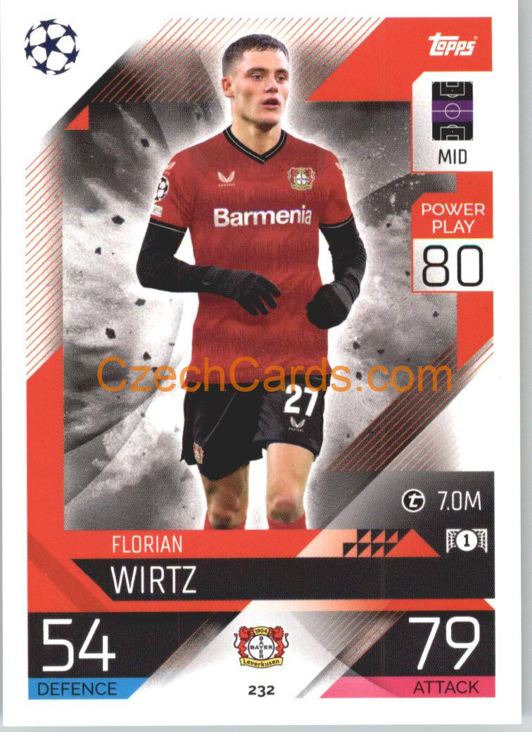 Florian Wirtz Topps Match Attax 2022/23 #232