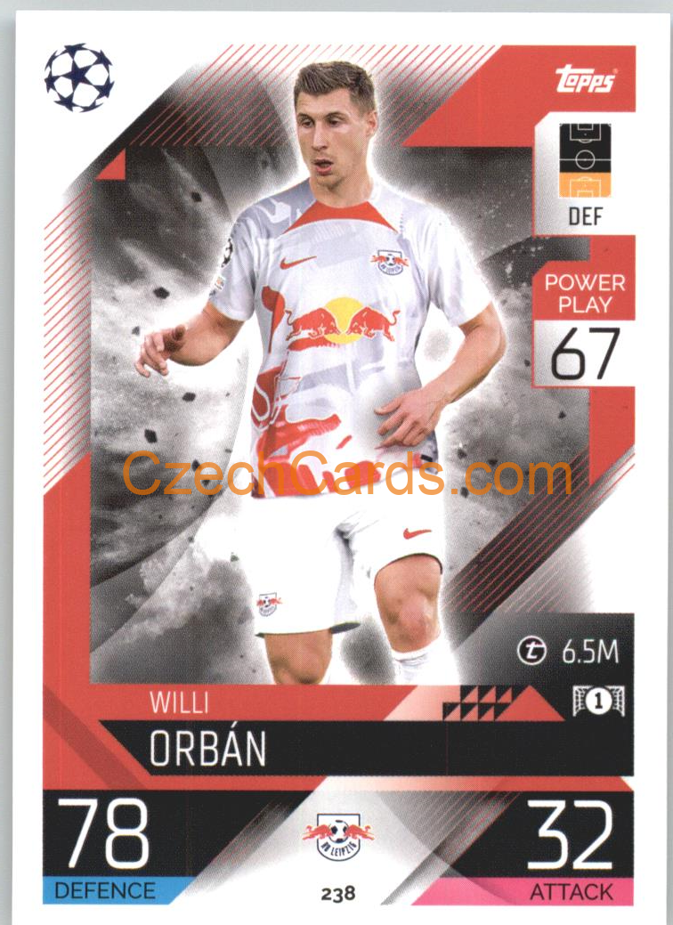 Willi Orban Topps Match Attax 2022/23 #238